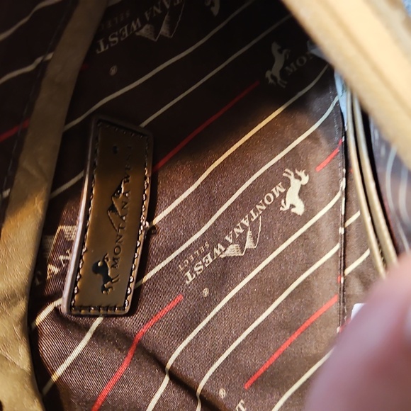 NWT Montana West Embossed Aztec Buckle Crossbody Bag - Picture 6 of 9